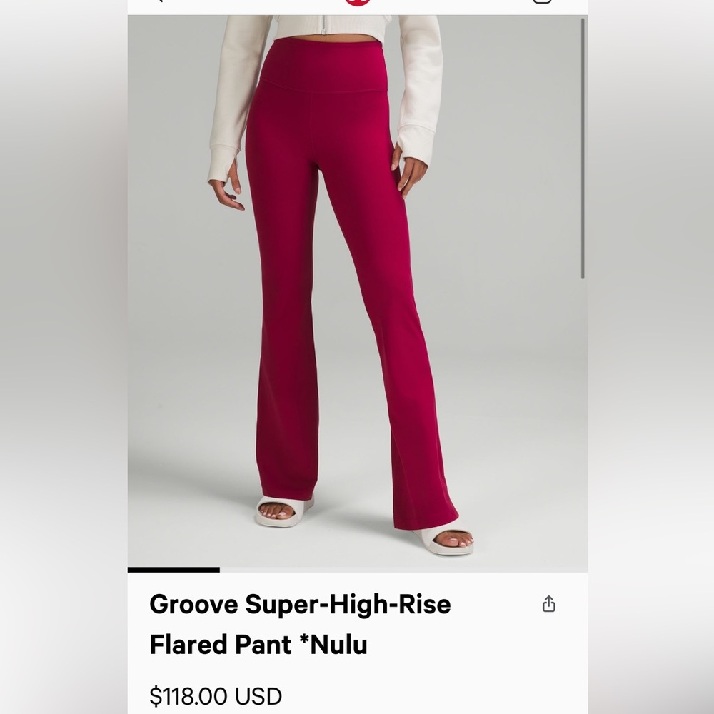 BNWT grove super high rise flare